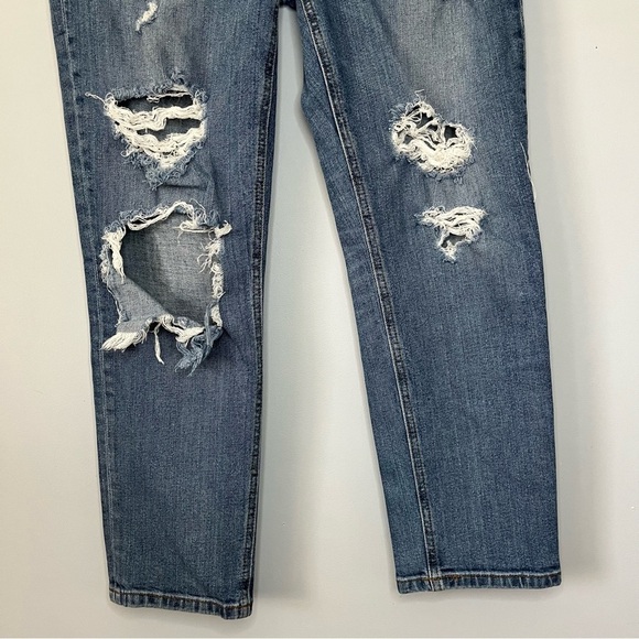 Joe’s Jeans The Billie Boyfriend Slim Cropped Distressed Denim Jeans Size 28 - Picture 8 of 15